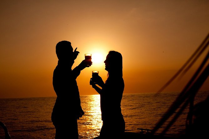 Antigua Sunset Catamaran Cruise From St. John's - Dickenson Bay departure: the 4:00 pm timing and how the cruise flows