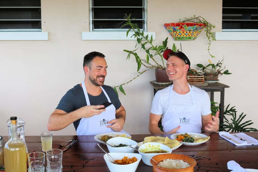Coordinating Curry Cooking Class - The sides and dessert that turn it into a full West Indian lunch