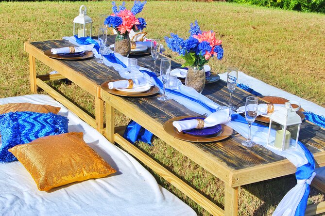 Luxury Private Picnic with Caribbean Cuisine - Beverages, Music, and Notable Extras Like Candles and Blankets