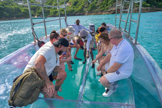 Reef Explorers Transparent Boat and Beach Tour - Hawksbill Rock Formation: The First Real Reef Moment