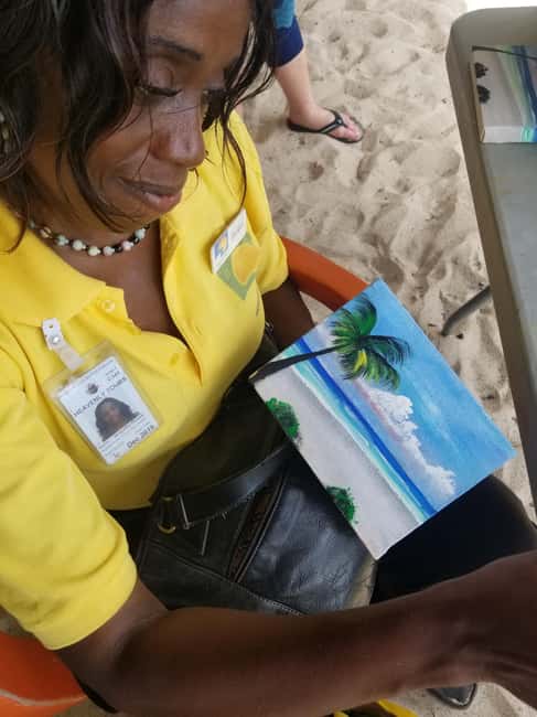 Sip & Paint with lunch on exciting Ffryes Tiki beach Bar - From the Pier to Ffryes: The Scenic Drive That Sets the Tone