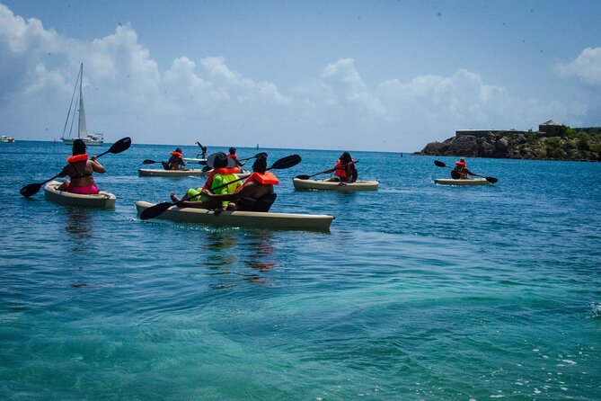 Snorkeling, Kayaking and Paddle Board Activity in Antigua - Paddleboard and kayak time: fun for different comfort levels
