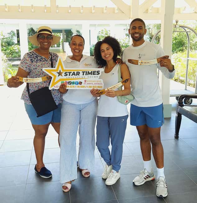 St. John's: Discover The Real Antigua Island Tour Experience - Pigeon Point Beach swim and Sir Vivian Richards Stadium photo time