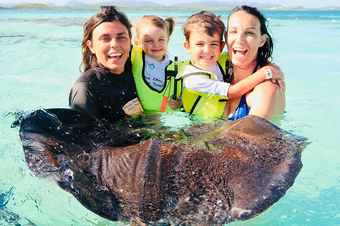 Stingray City Antigua for all the ages - ROUND TRIP INCLUDED - St Johns Pickup and the Van Ride to Seatons